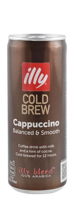 illy Cold Brew Cappuccino Coffee Drink 250 ml