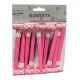 Whistle dotted 10 pieces pink