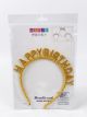 Happy hair clip gold color