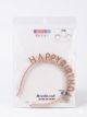 Happy hair clip bronze color