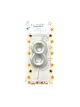 Large Silver Birthday Candle  Number 8
