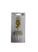 Small Gold Birthday Candle With Crown Number 9