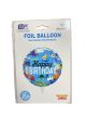 Happy Birthday Round Helium Balloon Transportation