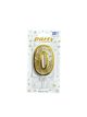 Gold Candle Number 0 With Lole