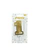 Gold Candle Number 1 With Lole