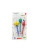 Candle 3 pieces red green blue