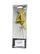 Topper Balloon Golden Crown Number 4