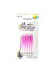 Candle 12 pieces pink and happy birthday printer