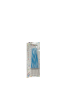 Phosphorescent wax pen, 6 pieces, light blue and white