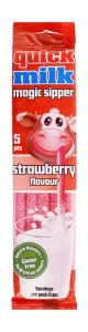 Quick Milk Magic Strawberry Sticks 5 Pieces 30 g 