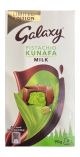Galaxy milk chocolate with kunafa and pistachio 90 g